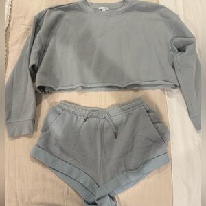 WeWoreWhat light blue lounge set